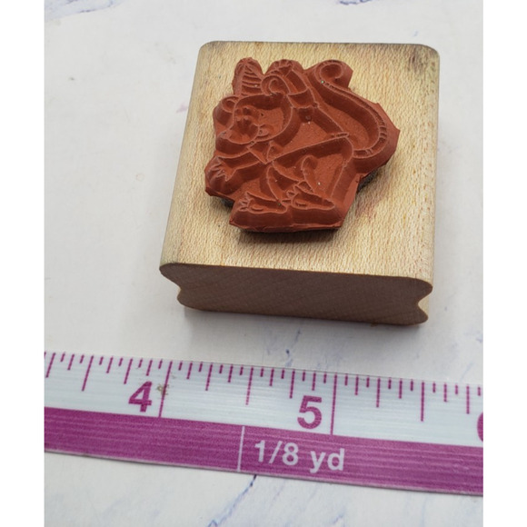 Stampin Up Happy Party Mouse Wood Mounted Rubber Stamp - Picture 6 of 7